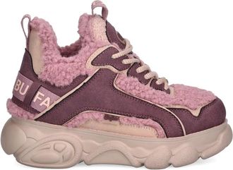 Buffalo 50mm CDD Chai logo-tape sneakers - Pink
