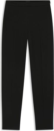 BOSS Regular-fit trousers in stretch fabric with tapered leg