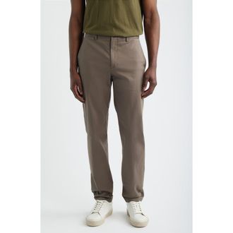 Theory Zaine Slim Chino in Moonsoft Cotton Blend Trousers in Morel at Nordstrom, Size 29