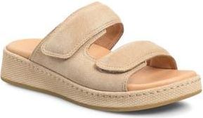 B&oslash;rn Vivian Platform Sandal in Taupe Suede at Nordstrom Rack, Size 11