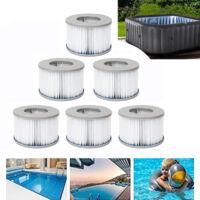 OEM Remitery - Paquete De 6 Cartuchos De Filtro Para Piscina &Oslash;10,8 Cm - Material De Poli&eacute;ster - Resistente Al Agua Y A Altas Temperaturas - Para Spas Mspa