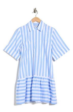 SIMKHAI Cris Shirtdress in French Blue Stripe at Nordstrom Rack, Size X-Small