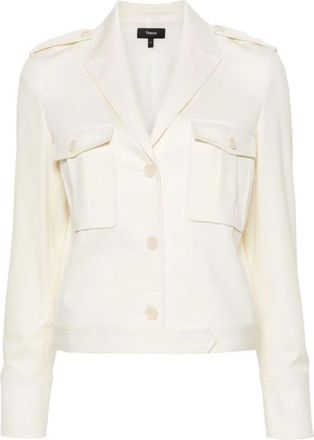 Theory Dames, Jassen, Beige, Maat: 2XS Wol
