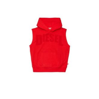 Diesel Sleeveless Hoodie - male - Diesel - Kids Sweatshirts - Red - 4 Y - Kids