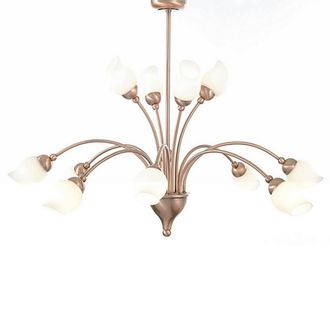 Netlighting Rimini Pendant 12 Light G9 Antique Copper in Brown