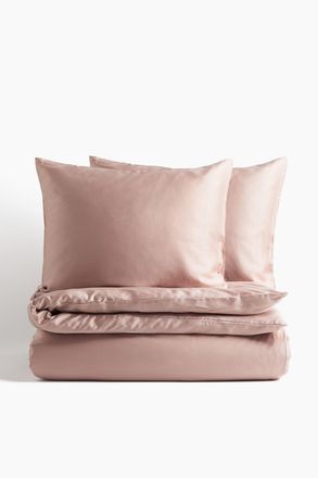 H&M Satinbettwäsche für Doppel-/Kingsize-Betten - Orange