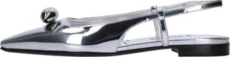 3Juin Nayla 010 Slingback Ballerinas - Dames - Ballerinas - Grijs - 36 EU - Leer - Schoenen