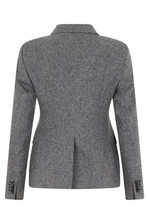 Tagliatore Double-Breasted Wool Blazer - Gray