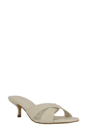 Calvin Klein Skylor Slide Sandal in Ivory at Nordstrom, Size 8.5