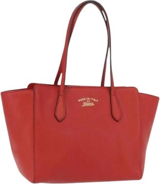 Gucci Pre-owned Tote Bags, female, Red, Size: ONE SIZE Pre-owned Vintage Tote Bag