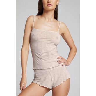 Negative Underwear Whipped Cami in Sand at Nordstrom, Size Xx-Large