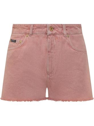 Dolce & Gabbana denim shorts - women - Cotton - 38 - Pink