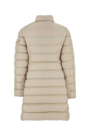 Moncler Womens Sand Polyester Igesse Down Jacket Ecru Cappotti