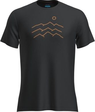 Icebreaker Merino 125 Cool-Lite Sphere S/S Across Merinoshirt f&uuml;r Herren | schwarz