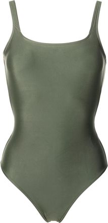 Lygia & Nanny Hapuna Liso square-neck swimsuit - women - Spandex/Elastane/Polyamide - 38 - Green