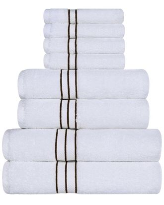 Superior Turkish Highly Absorbent Hotel Collection 8Pc Turkish Cotton Towel Set