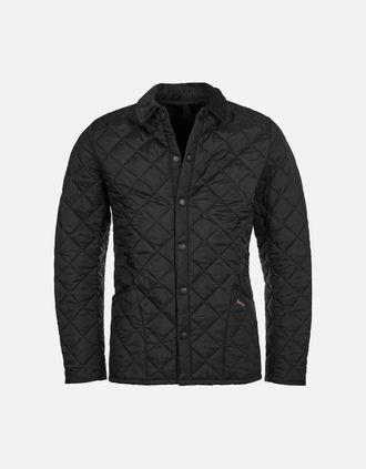Barbour Mens Barbour Heritage Mens Black Liddesdale Quilted Jacket - Size: 44/Regular