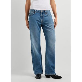 Pepe Jeans London Wijde jeans met lage taille, Nicky