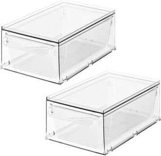 iDesign Stackable Kitchen Storage Drawer - Set of 2 - Clear at Nordstrom
