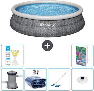 Bestway Piscina Bestway Fast Set Redonda - 457x84 Cm - 7-piezas S204