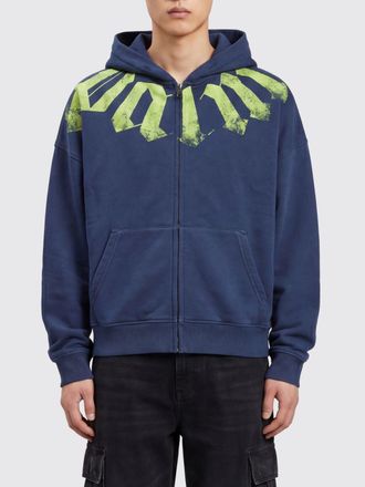 Palm Angels Felpa con cappuccio in cotone con stampa logo