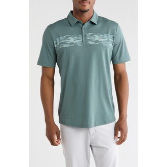 Travis Mathew Stealth Handoff Cotton Blend Polo in Balsam Green at Nordstrom Rack, Size Xxx-Large
