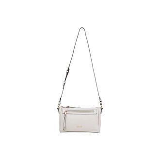 Liu Jo Shoulder Bags, female, Beige, Size: ONE SIZE Shoulder Bag with Zip and Multiple Pockets