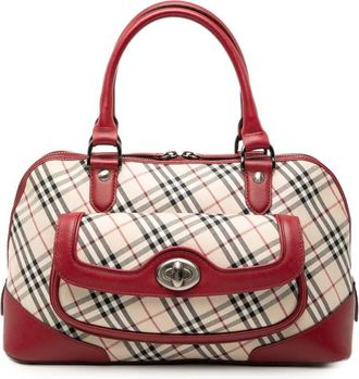 Burberry Pre-owned Burberry Nova Check Canvas Handbag Ladies QN7NJTYB7HQNM8UZ