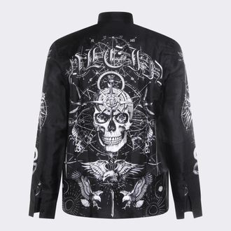 Philipp Plein Mens Shirts Black _100 % Co