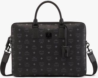 MCM Klassik Briefcase in Visetos