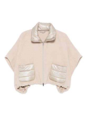 Herno Kurze Daunenjacke aus Wolle und Nylon von Herno