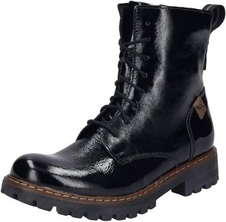 Josef Seibel Womens Marta 02 Lace-Up Boots In Black