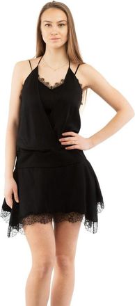 Moschino Black Marabou Casual Womens Dress