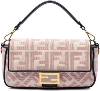 Fendi Pre-owned Baguette - Dames - Vintage Schoudertas - Roze - ONE Size - Leer - Vintage