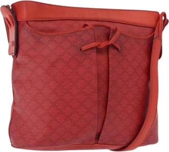 Celine Pre-owned Shoulder Bags, female, Red, Size: ONE SIZE Pre-owned Vintage Leather Shoulder Bag