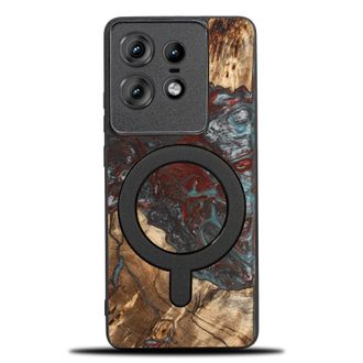 OEM Funda Bewood Unique Para Motorola Edge 50 Pro - Planetas - Plut&oacute;n Con Magsafe