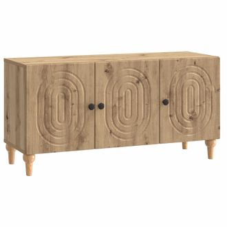 vidaXL Mueble De Tv Roble Artesanal 99 X 34,5 X 50 Cm Vidaxl