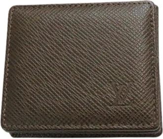 Louis Vuitton Pre-owned Wallets, female, Brown, Size: ONE SIZE Pre-owned Leather Wallet