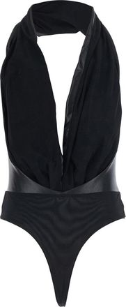 Andamane Womens Bodysuit Sendaya Black Polyester Tops Top