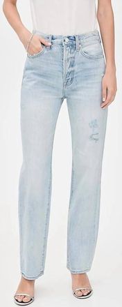 Pistola Denim Cassie High Rise Straight Jean In Sunset Vintage
