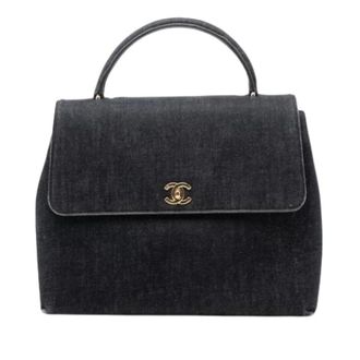 Chanel Pre-owned Kelly Handbag - Dames - Pre-owned - Zwart - Maat: ONE Size Denim