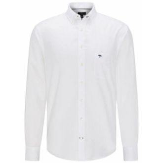 Fynch-Hatton Heren Casual Wit Overhemd - Heren - Overhemden - Wit - Maat: 2XL