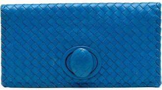 Bottega Veneta Pre-owned Bottega Veneta Nappa Intrecciato Turn Lock Clutch Ladies B03163295B