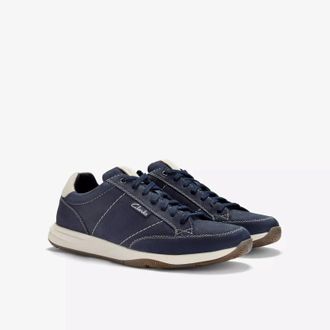 Clarks Townview 26184716 Sneakers Mens Navy Nubuck Low Top Trainer Shoes MEW884