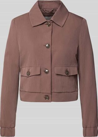 Christian Berg Blazer mit Pattentaschen und Knopfleiste in Mittelbraun, Gr&ouml;&szlig;e 34