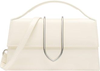 Jacquemus Womens Le Grand Bambino Shoulder Bag - Cream Leather - One Size