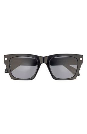 Off-white Valdez 53mm Square Sunglasses in Black Dark Grey at Nordstrom Rack