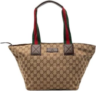 Gucci Pre-owned Tote Bags, female, Beige, Size: ONE SIZE Pre-owned Vintage Tote Bag
