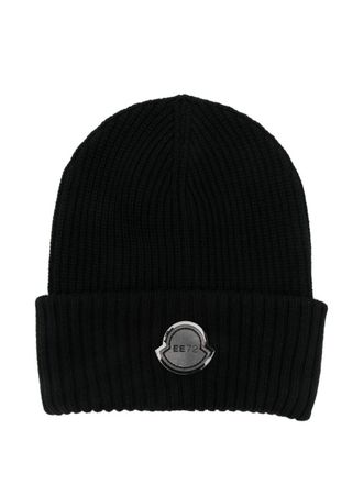 Moncler Logo Wool Beanie