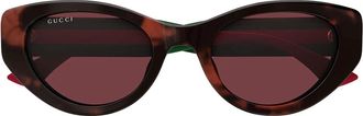Gucci Sunglasses Gg1862 S 003 Brown/Red Woman